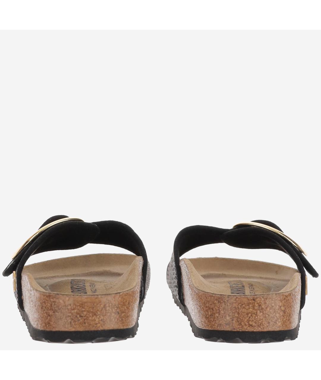 BIRKENSTOCK Черные шлепанцы, фото 4