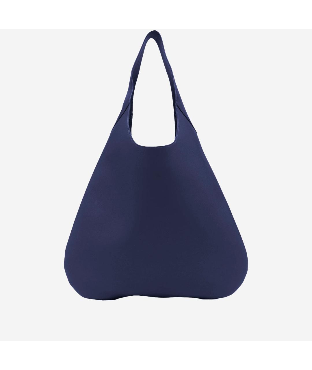 Carven Синяя кожаная сумка тоут, фото 3