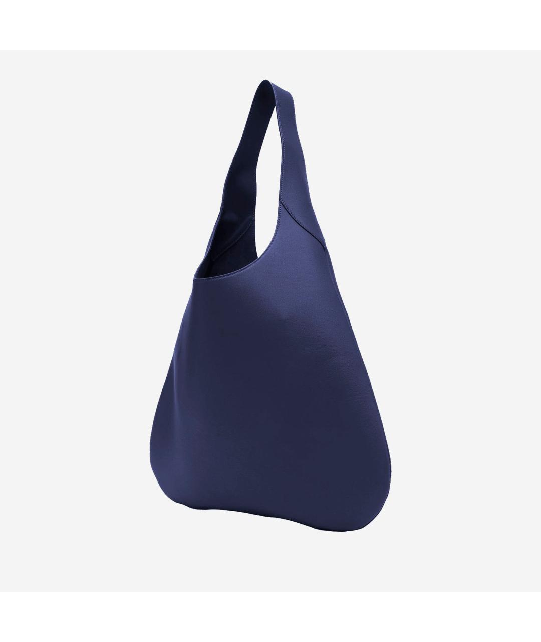 Carven Синяя кожаная сумка тоут, фото 4