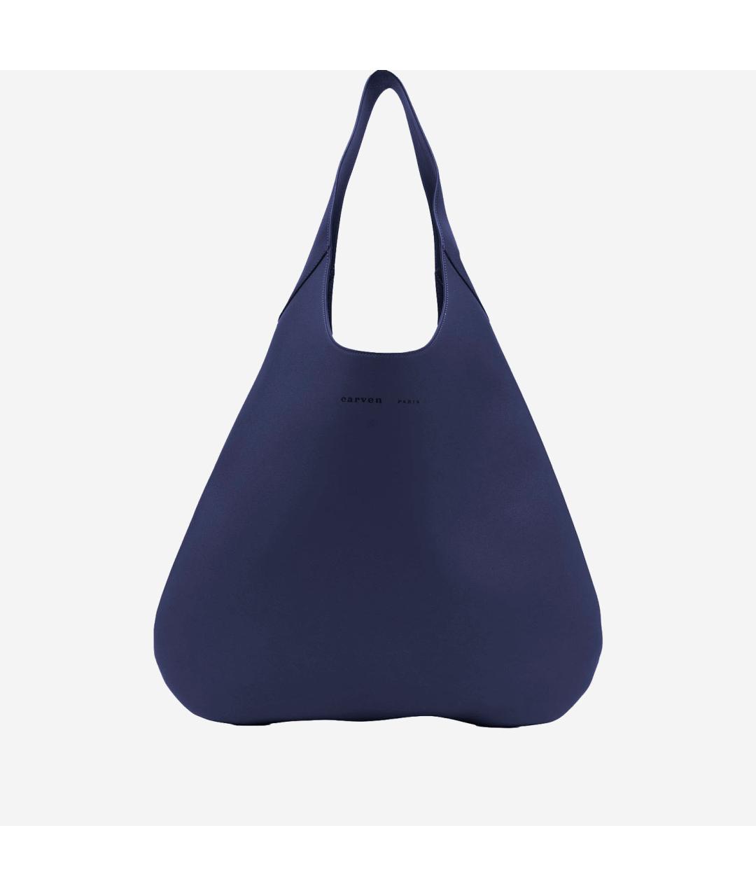 Carven Синяя кожаная сумка тоут, фото 5