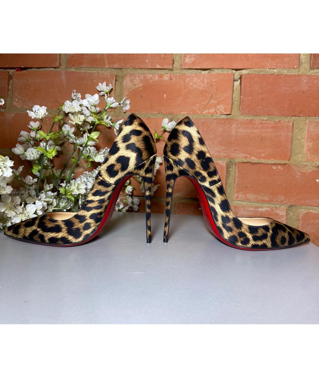 CHRISTIAN LOUBOUTIN Мульти текстильные туфли, фото 4
