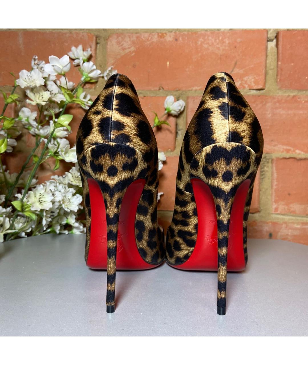 CHRISTIAN LOUBOUTIN Мульти текстильные туфли, фото 6