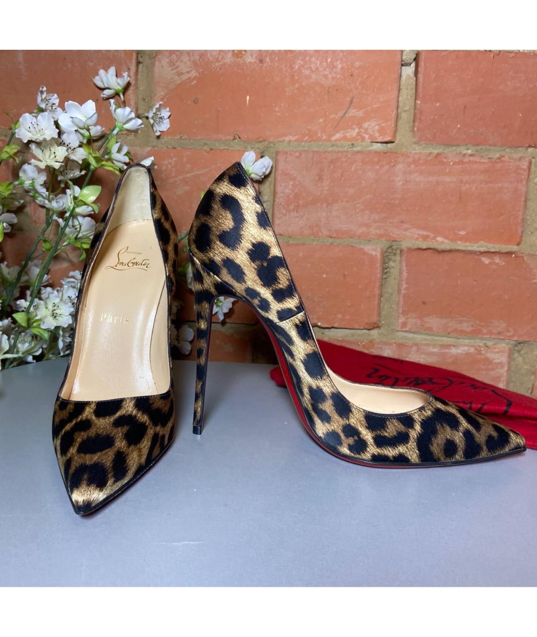 CHRISTIAN LOUBOUTIN Мульти текстильные туфли, фото 9