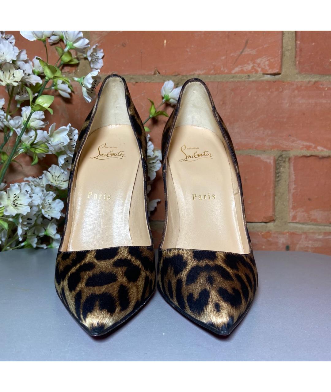 CHRISTIAN LOUBOUTIN Мульти текстильные туфли, фото 2