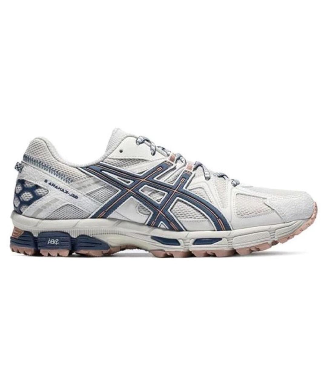 ASICS Серые текстильные низкие кроссовки / кеды, фото 1