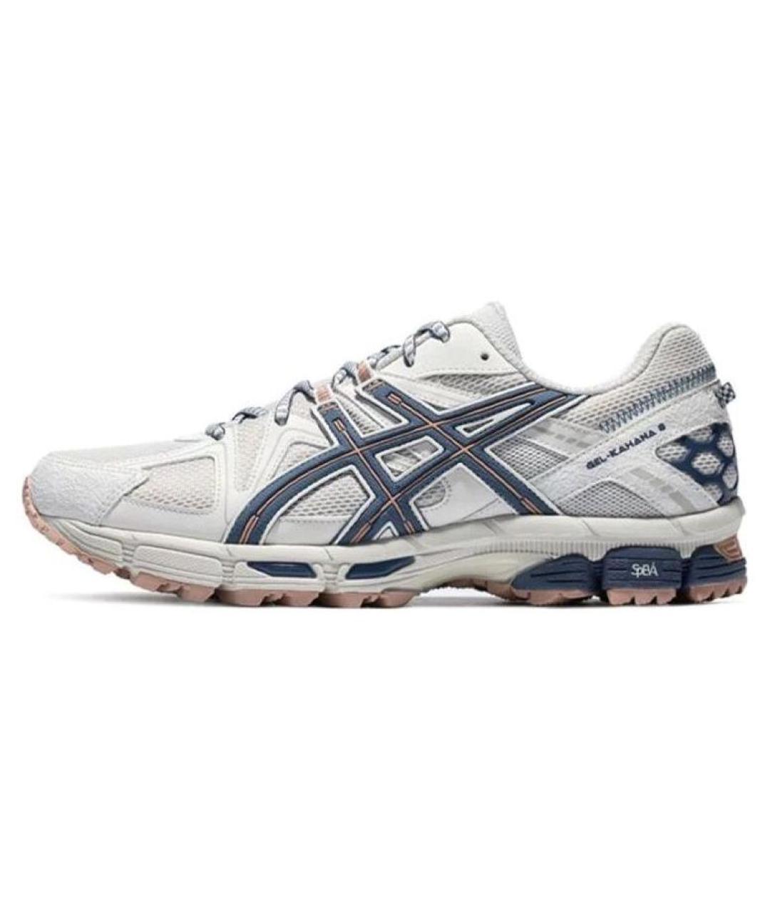 ASICS Серые текстильные низкие кроссовки / кеды, фото 2