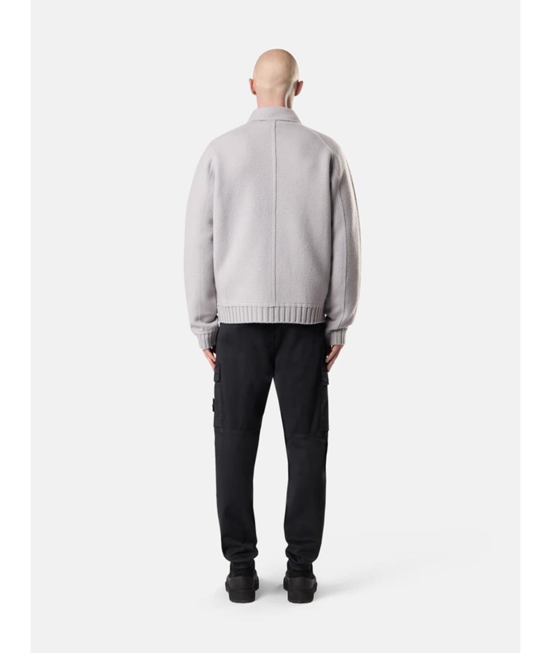 STONE ISLAND Черные хлопковые повседневные брюки, фото 5