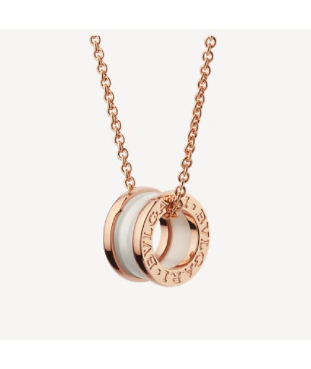 BVLGARI Золотая подвеска из розового золота, фото 6
