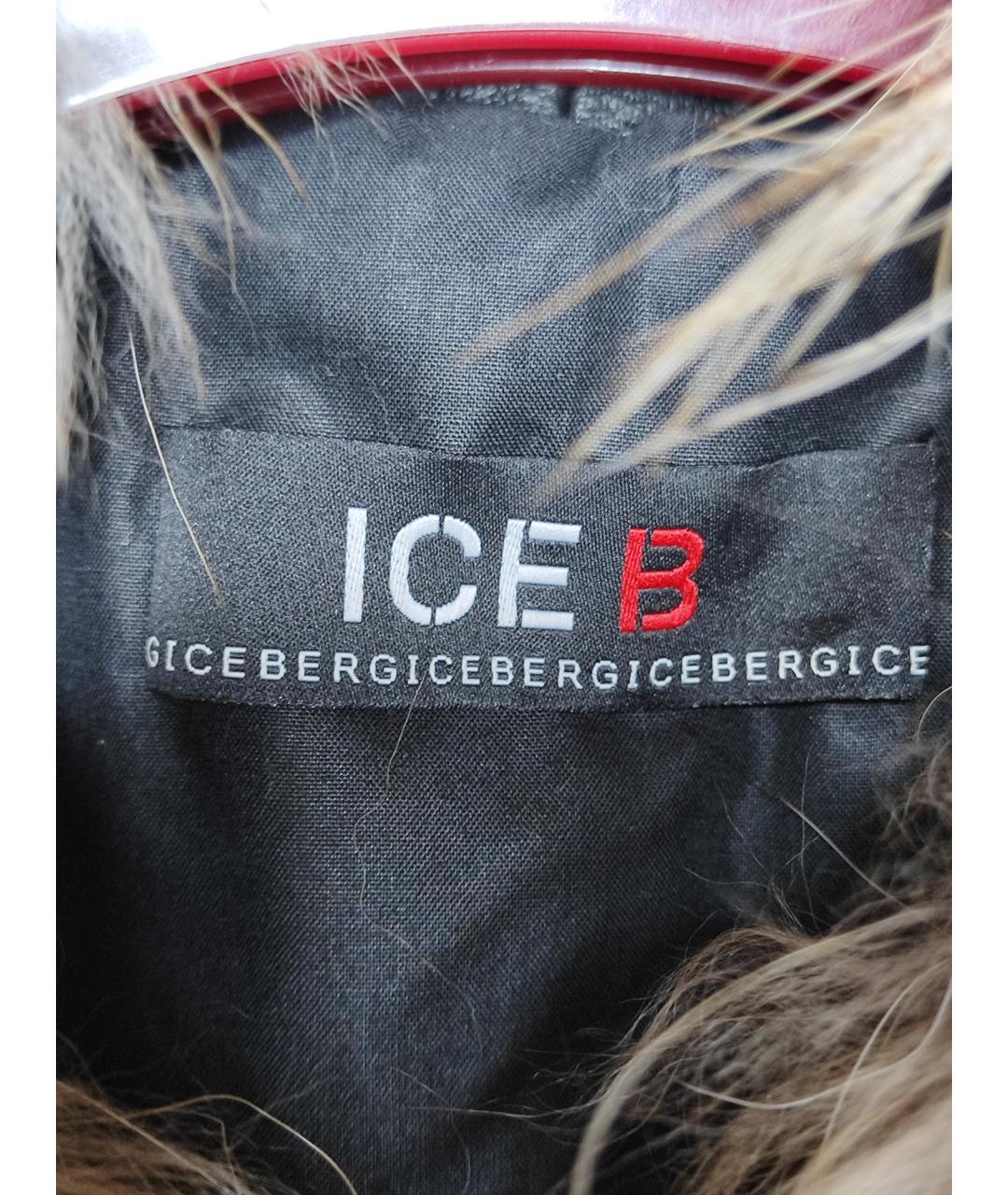 ICEBERG Черная кожаная куртка, фото 3