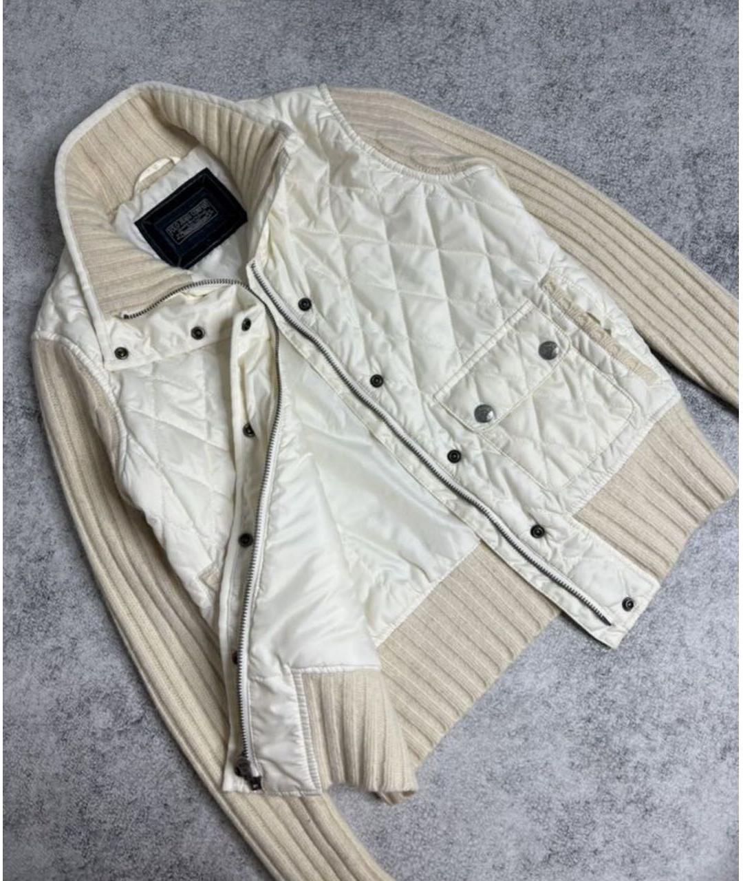 RALPH LAUREN Белая полиэстеровая куртка, фото 2