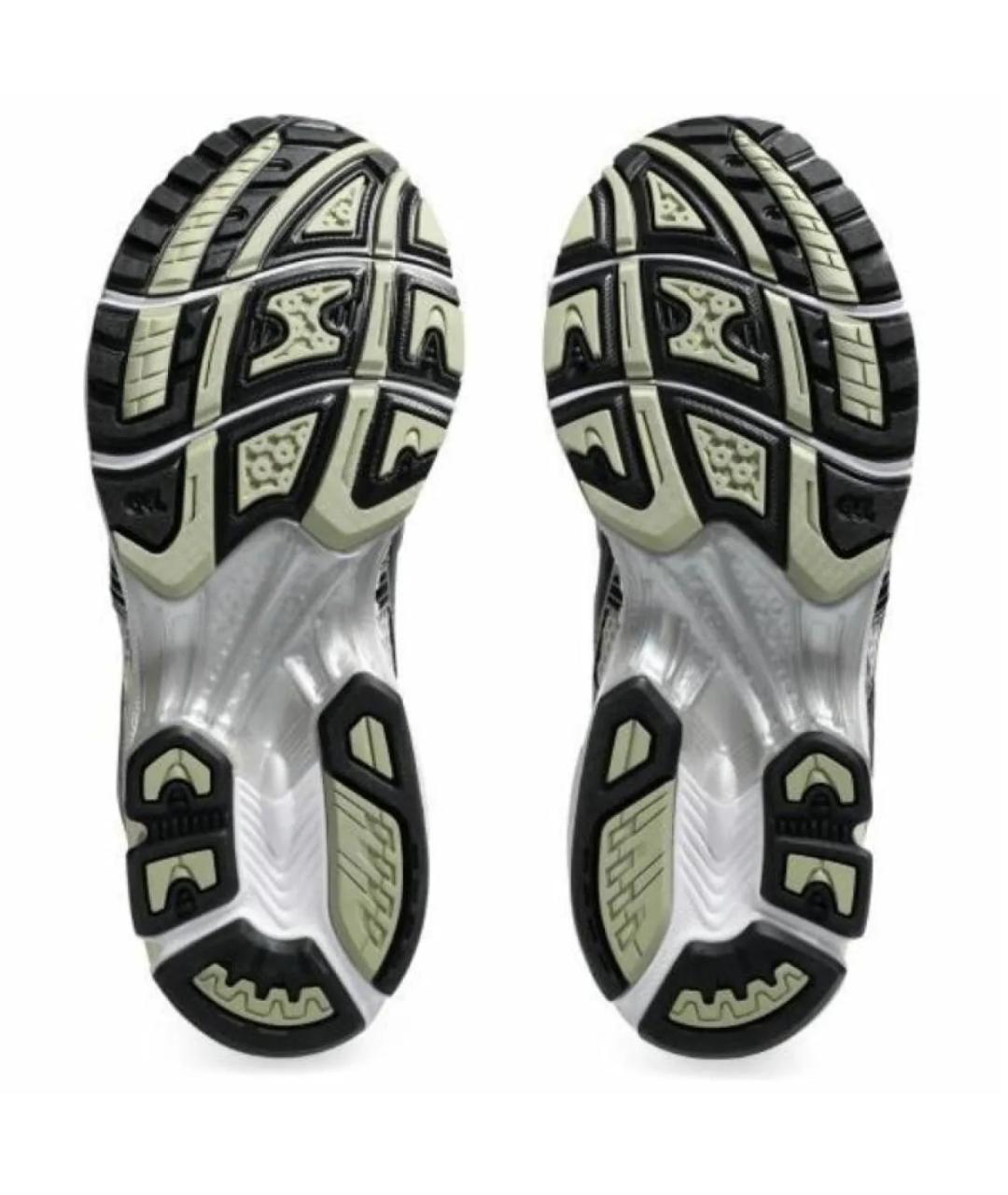 ASICS Бежевые текстильные низкие кроссовки / кеды, фото 4
