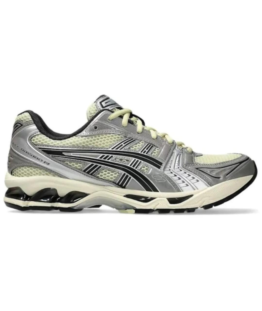 ASICS Бежевые текстильные низкие кроссовки / кеды, фото 1