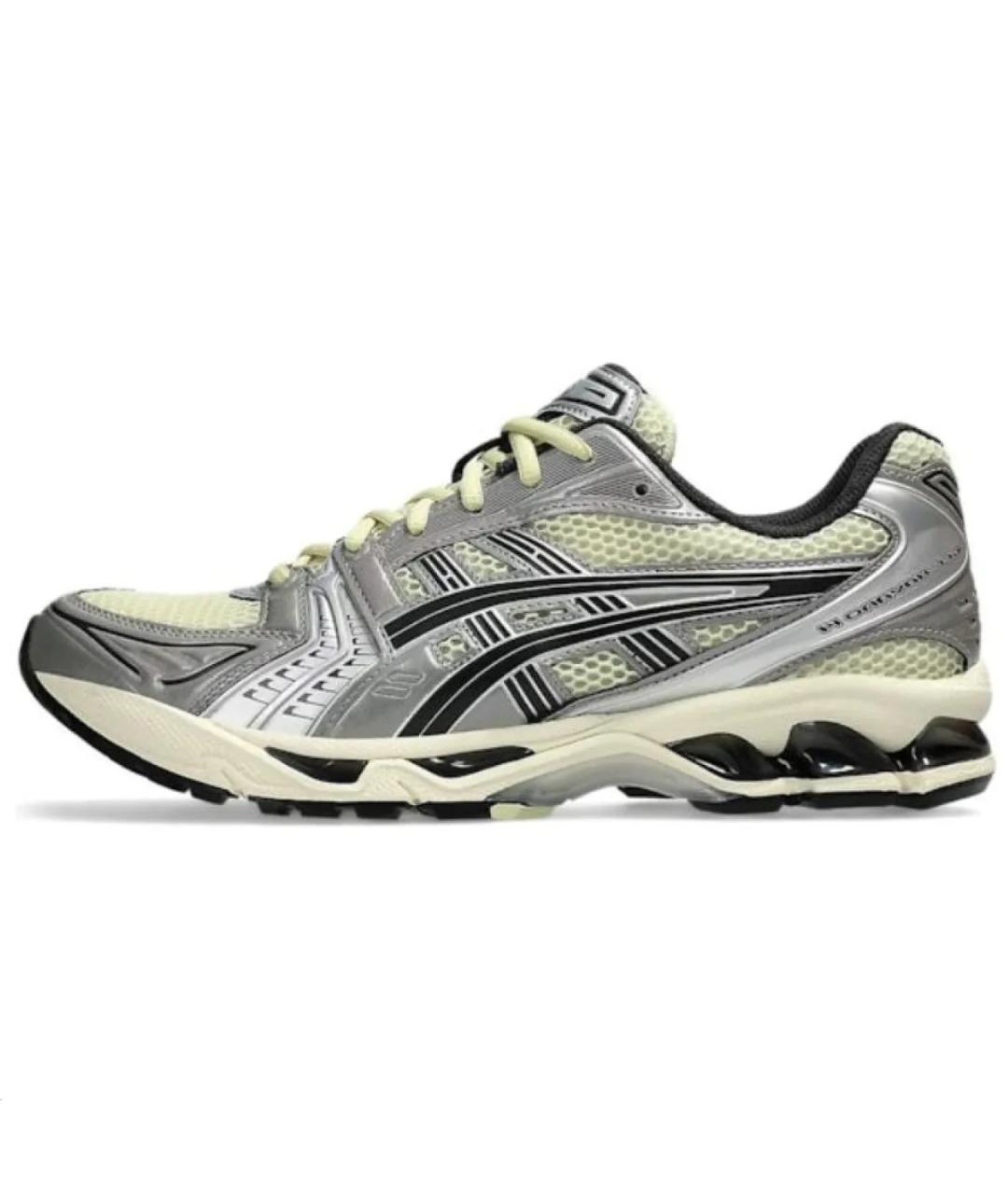 ASICS Бежевые текстильные низкие кроссовки / кеды, фото 2