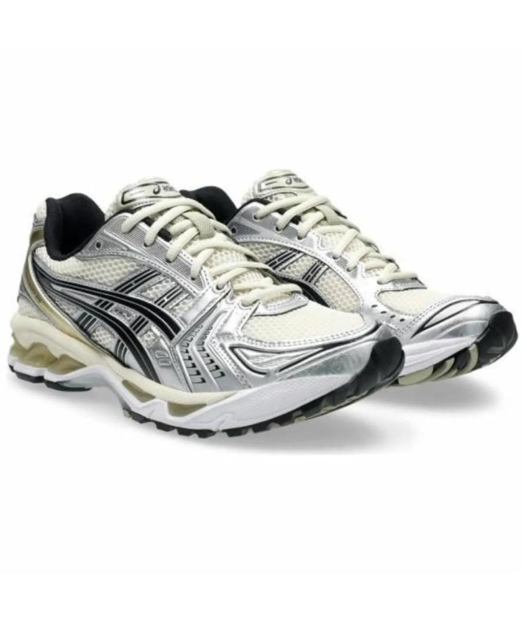 ASICS Бежевые текстильные низкие кроссовки / кеды, фото 5