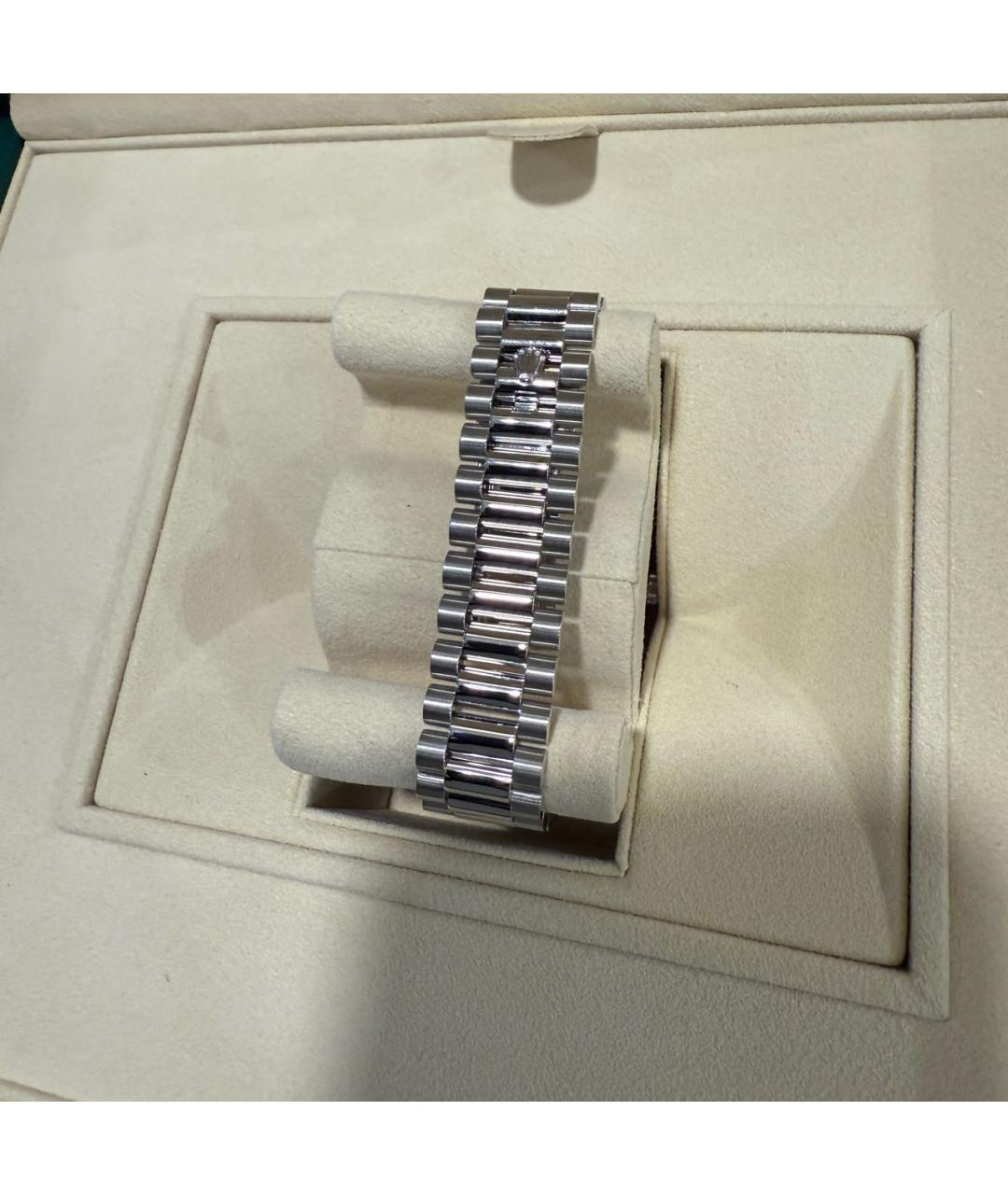 ROLEX Серебряные платиновые часы, фото 6