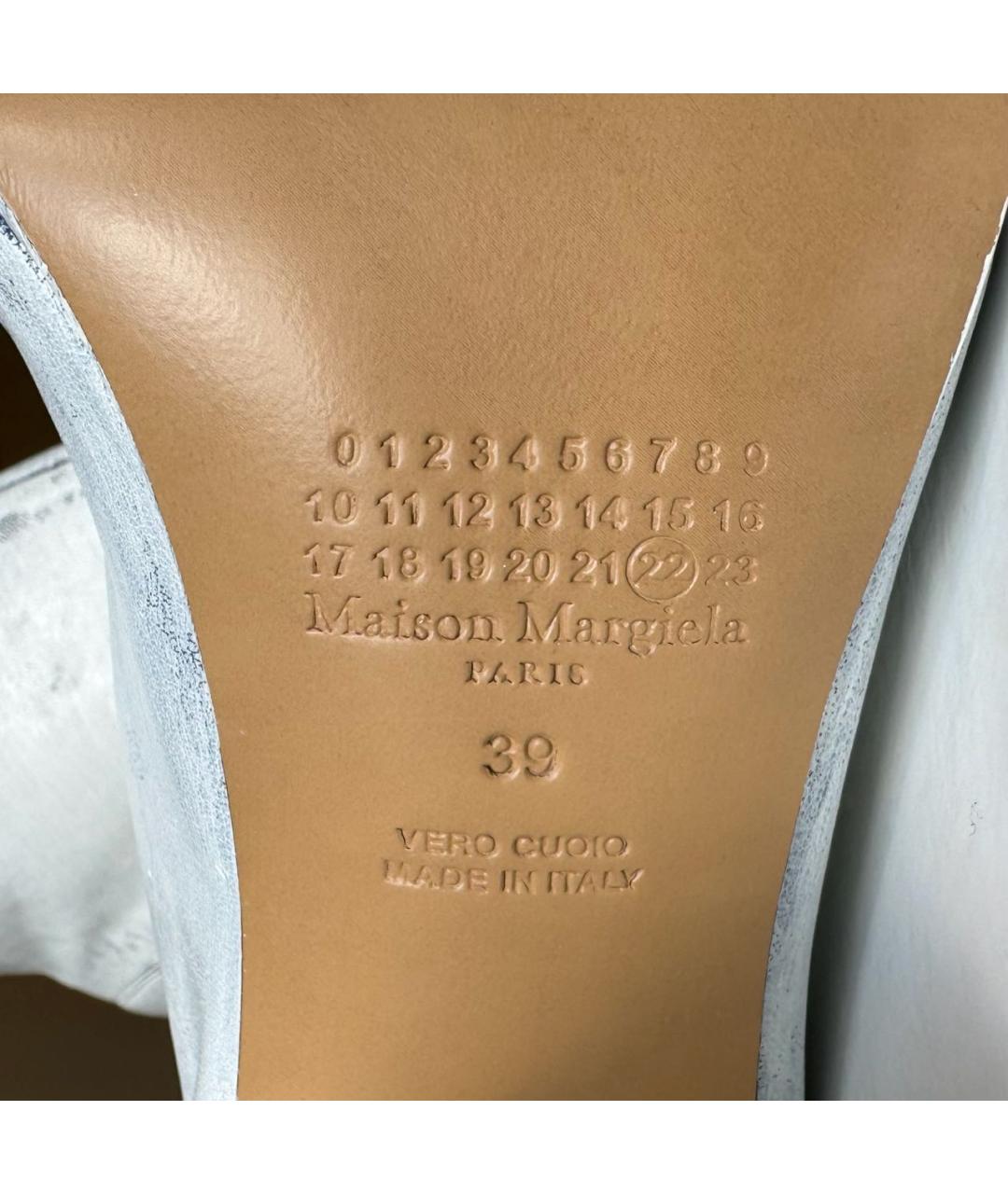 MAISON MARGIELA Кожаные ботильоны, фото 7