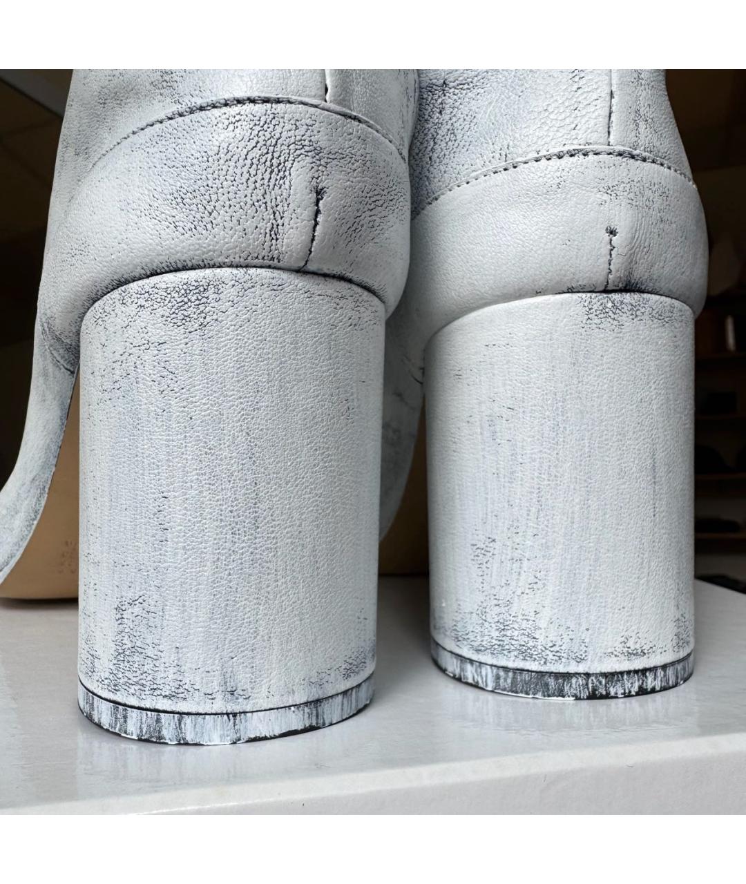 MAISON MARGIELA Кожаные ботильоны, фото 9