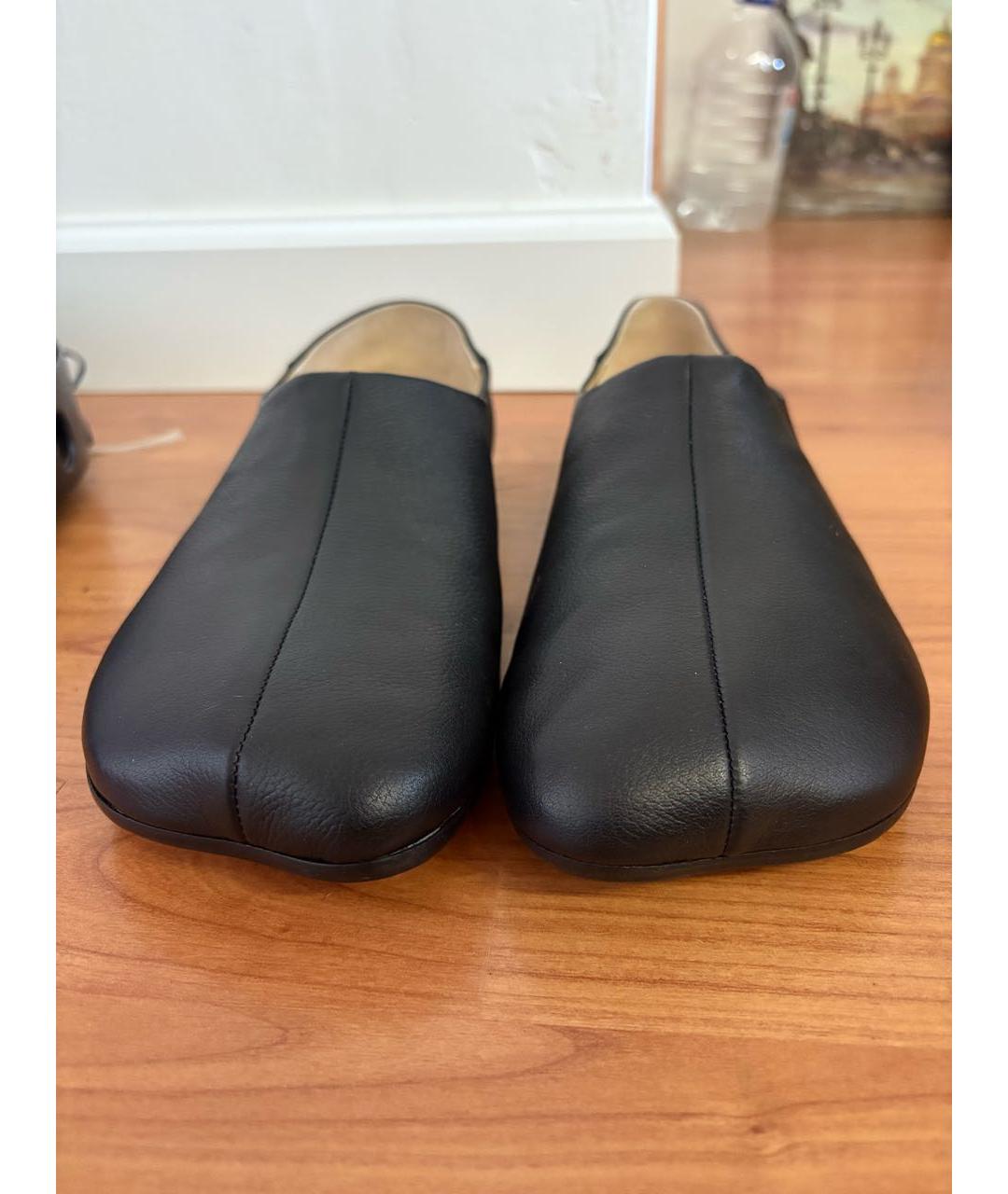 MM6 MAISON MARGIELA Черные кожаные туфли, фото 2