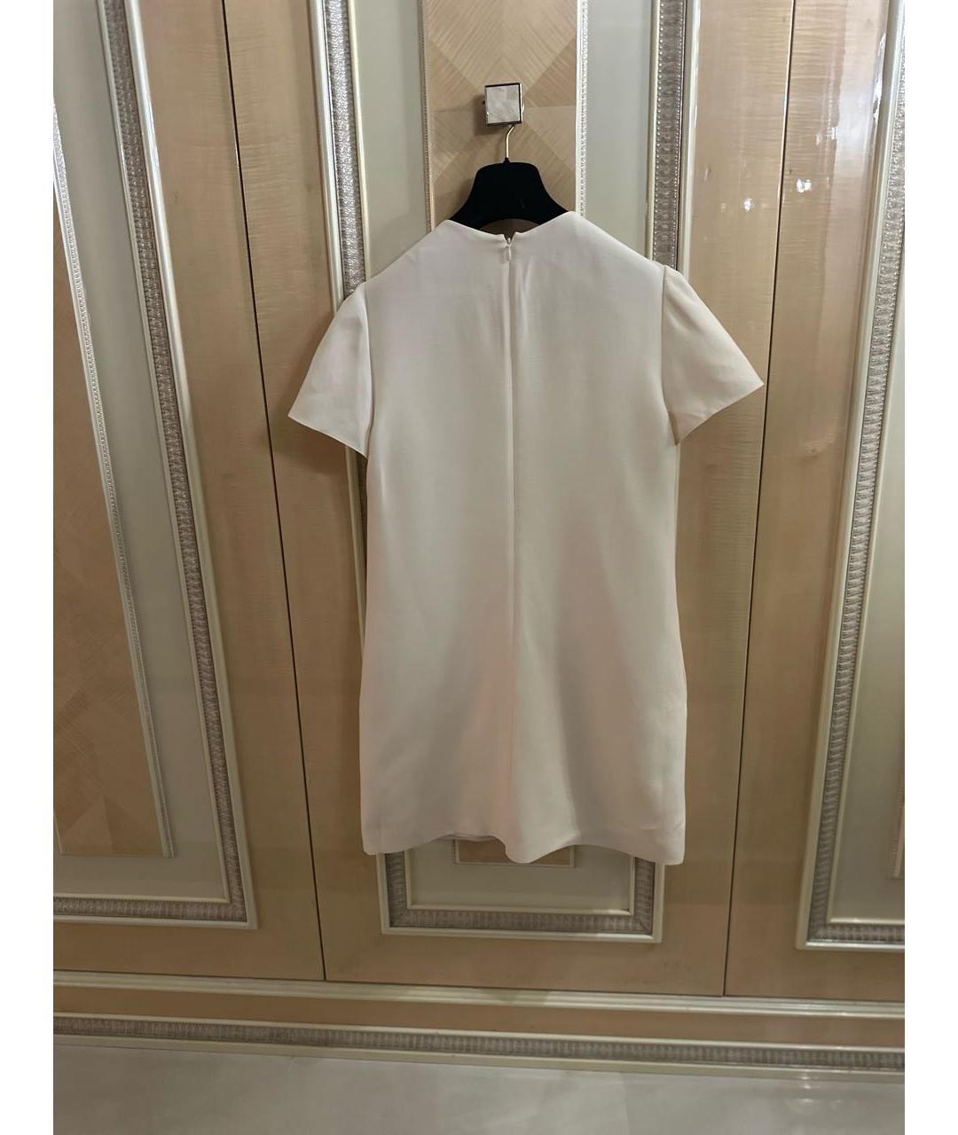 VALENTINO Бежевое шерстяное повседневное платье, фото 2