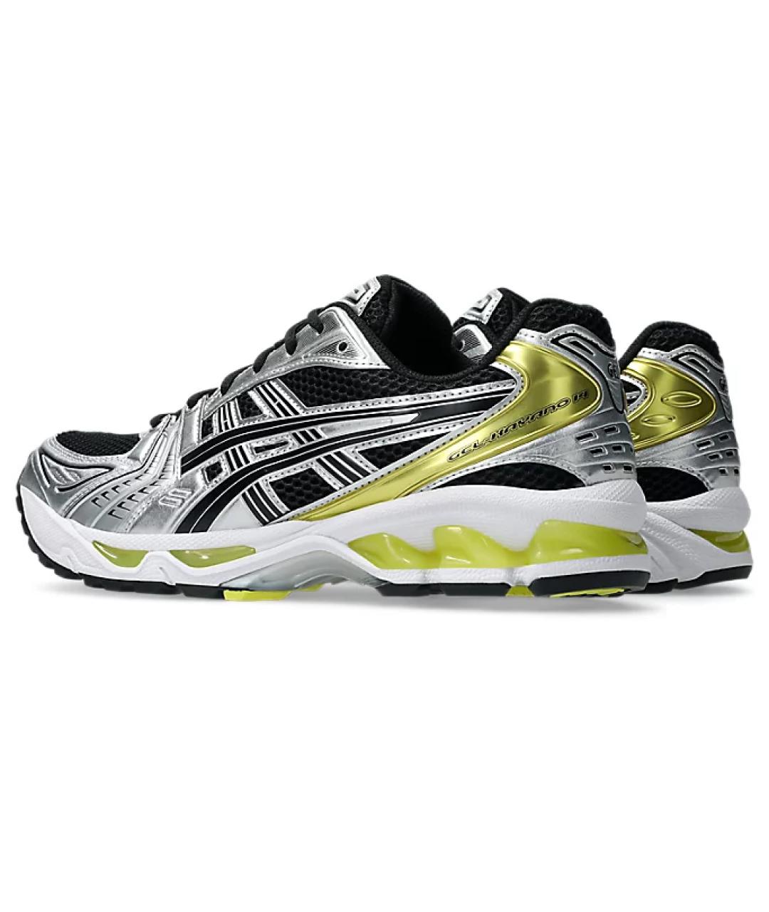 ASICS Серебряные текстильные низкие кроссовки / кеды, фото 6