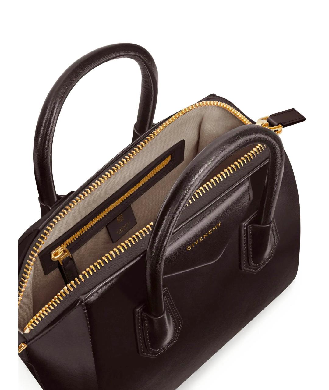 GIVENCHY Коричневая кожаная сумка тоут, фото 4