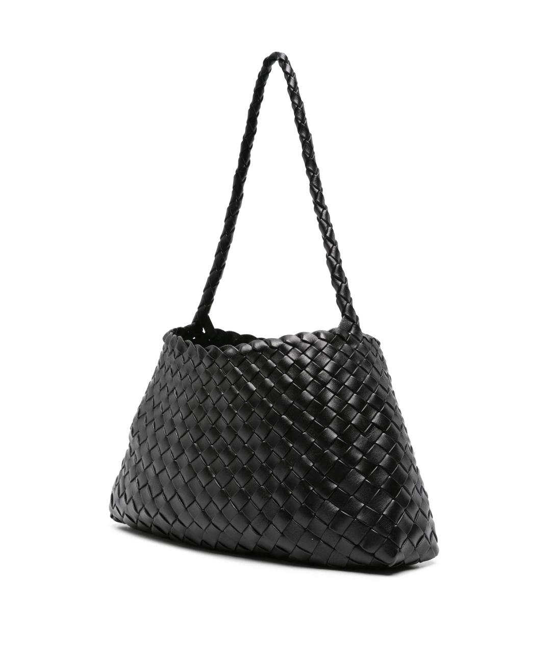 Dragon Diffusion Черная кожаная сумка через плечо, фото 3