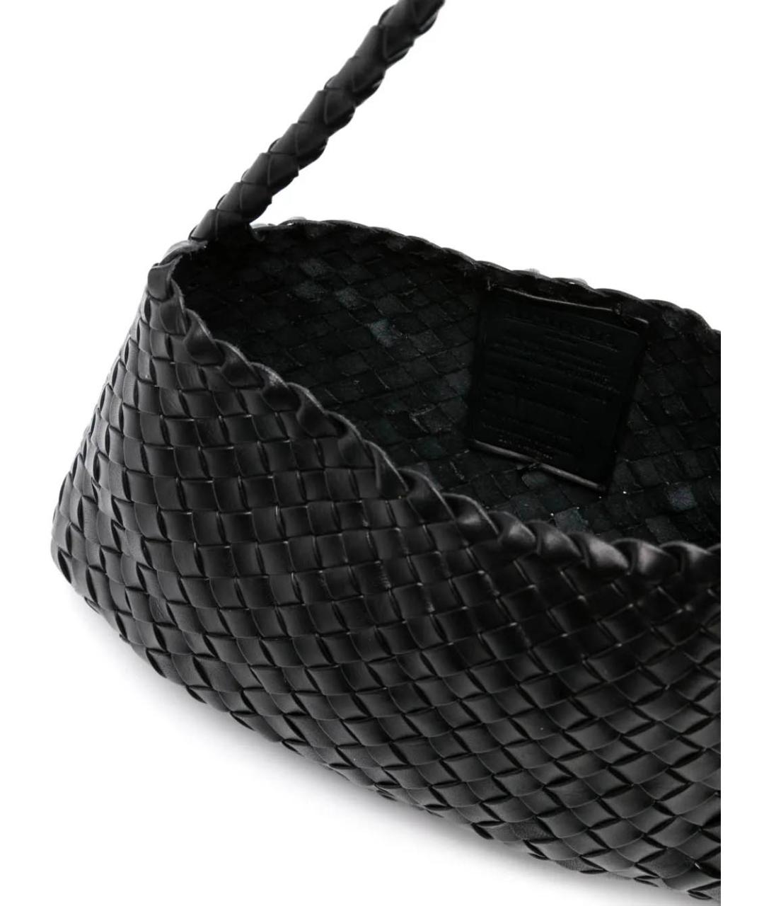 Dragon Diffusion Черная кожаная сумка через плечо, фото 5