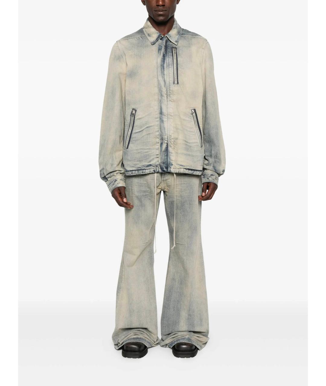 RICK OWENS DRKSHDW Голубая хлопковая куртка, фото 2