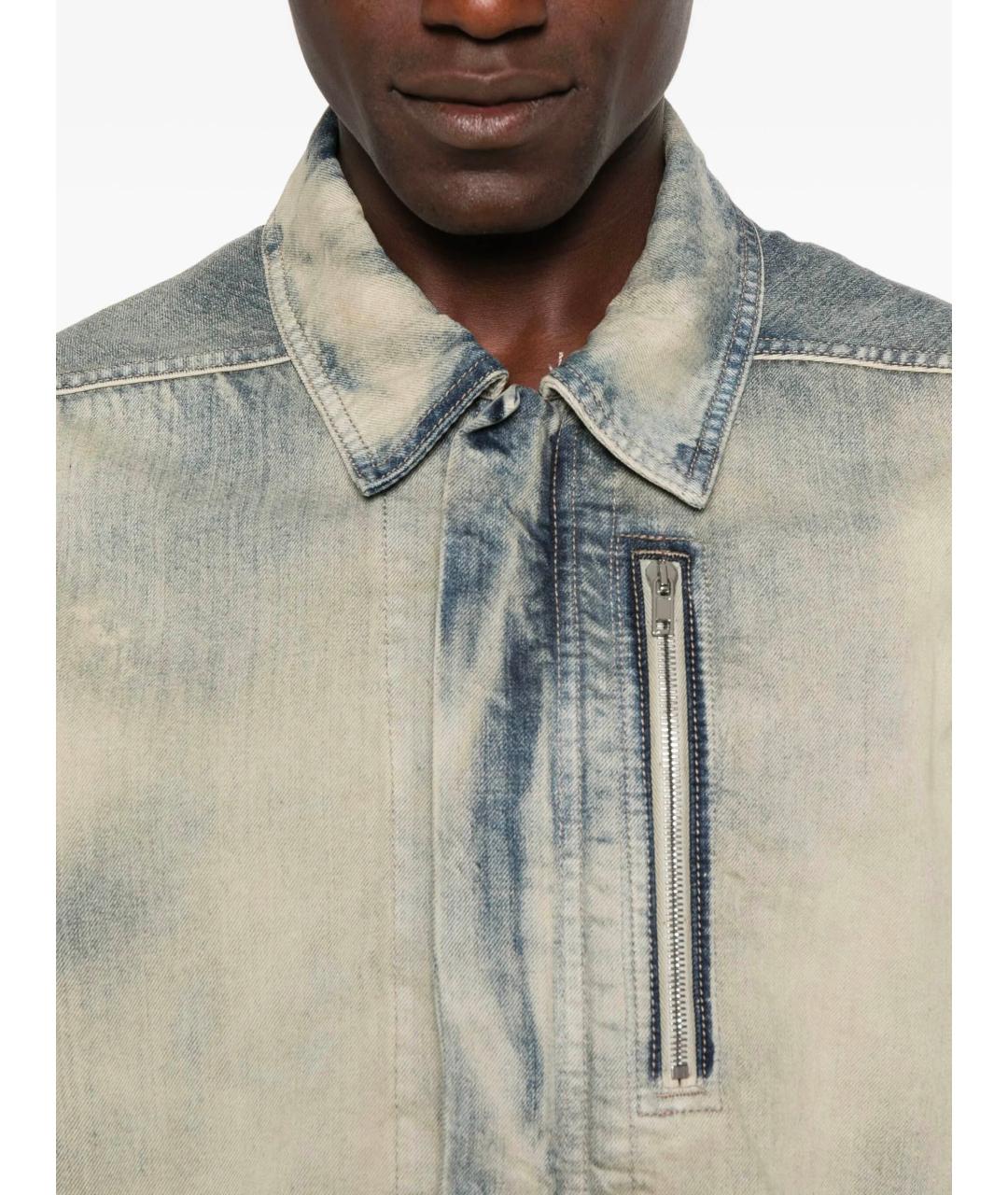 RICK OWENS DRKSHDW Голубая хлопковая куртка, фото 5