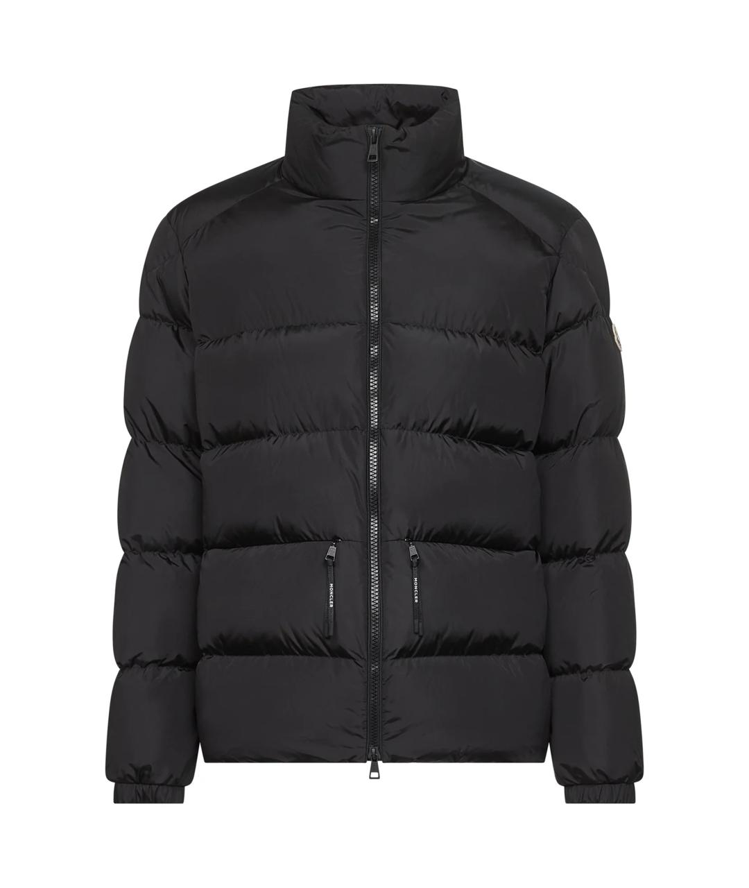 MONCLER Черная полиамидовая куртка, фото 1