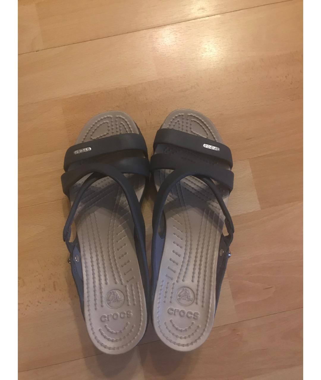 CROCS Серые сабо, фото 6
