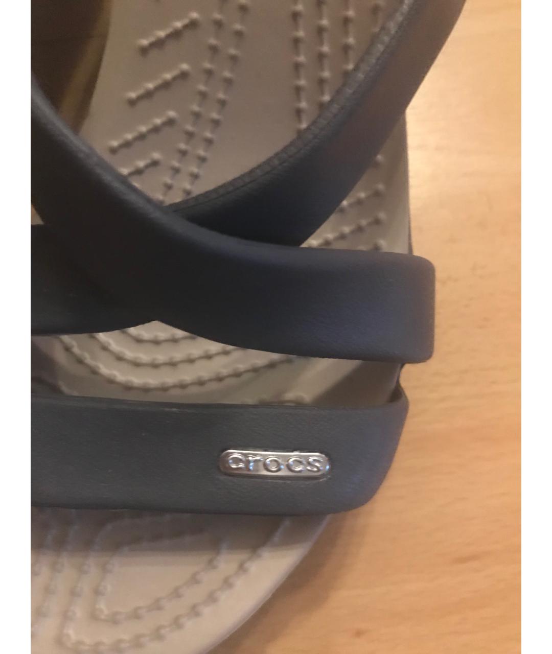 CROCS Серые сабо, фото 4