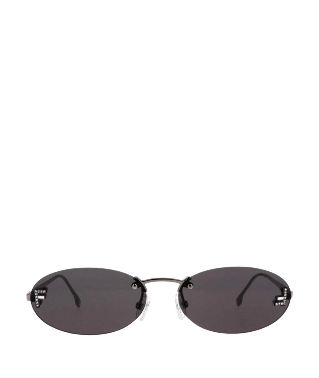 FENDI Мульти металлические солнцезащитные очки, фото 1