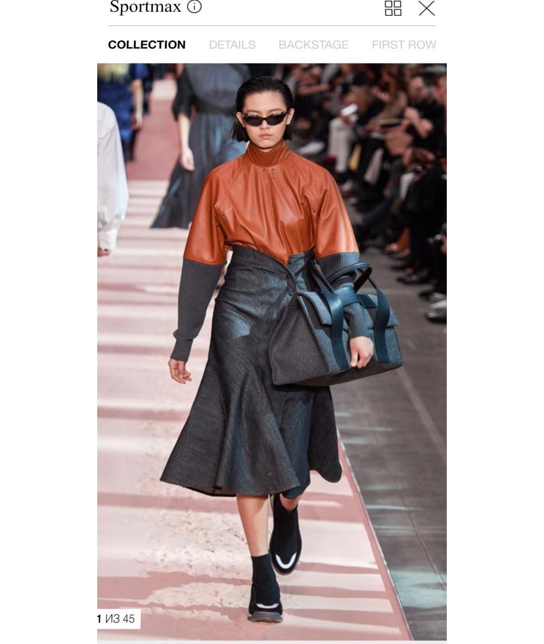 MAX MARA Черная кожаная куртка, фото 8