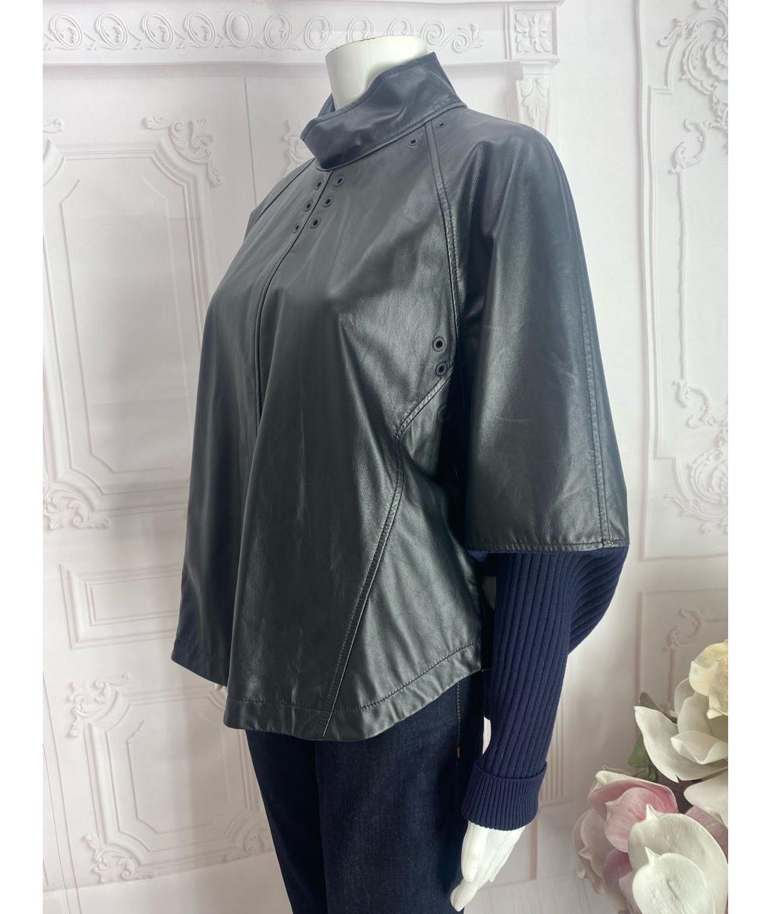 MAX MARA Черная кожаная куртка, фото 7