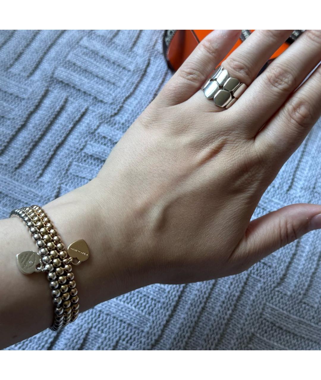 HERMES Серебряное серебряное кольцо, фото 6