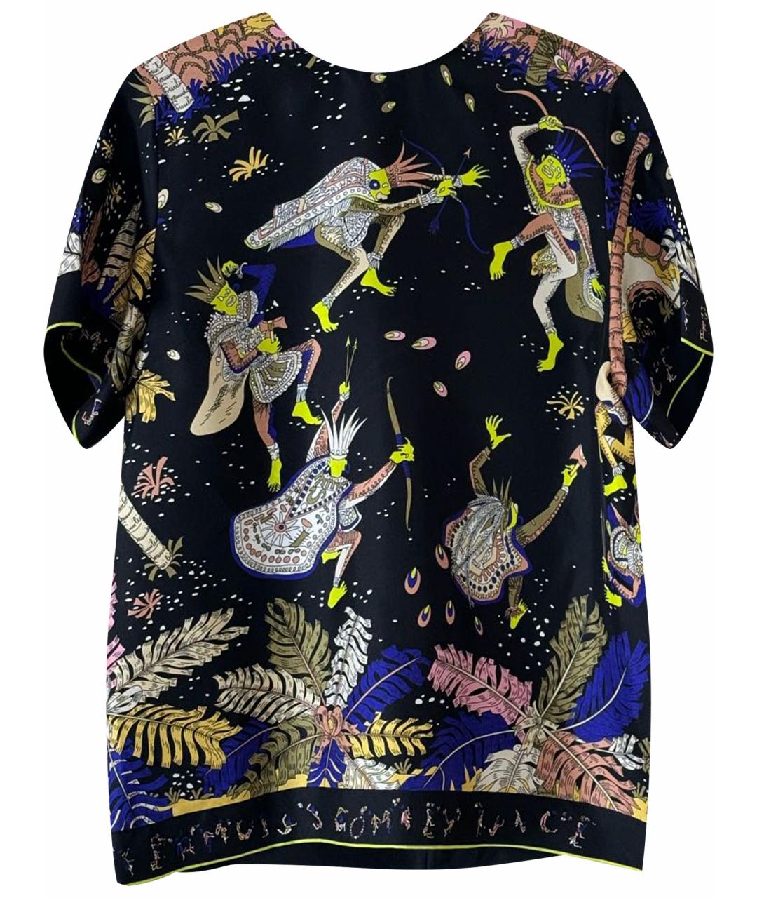 EMILIO PUCCI Мульти шелковая блузы, фото 1