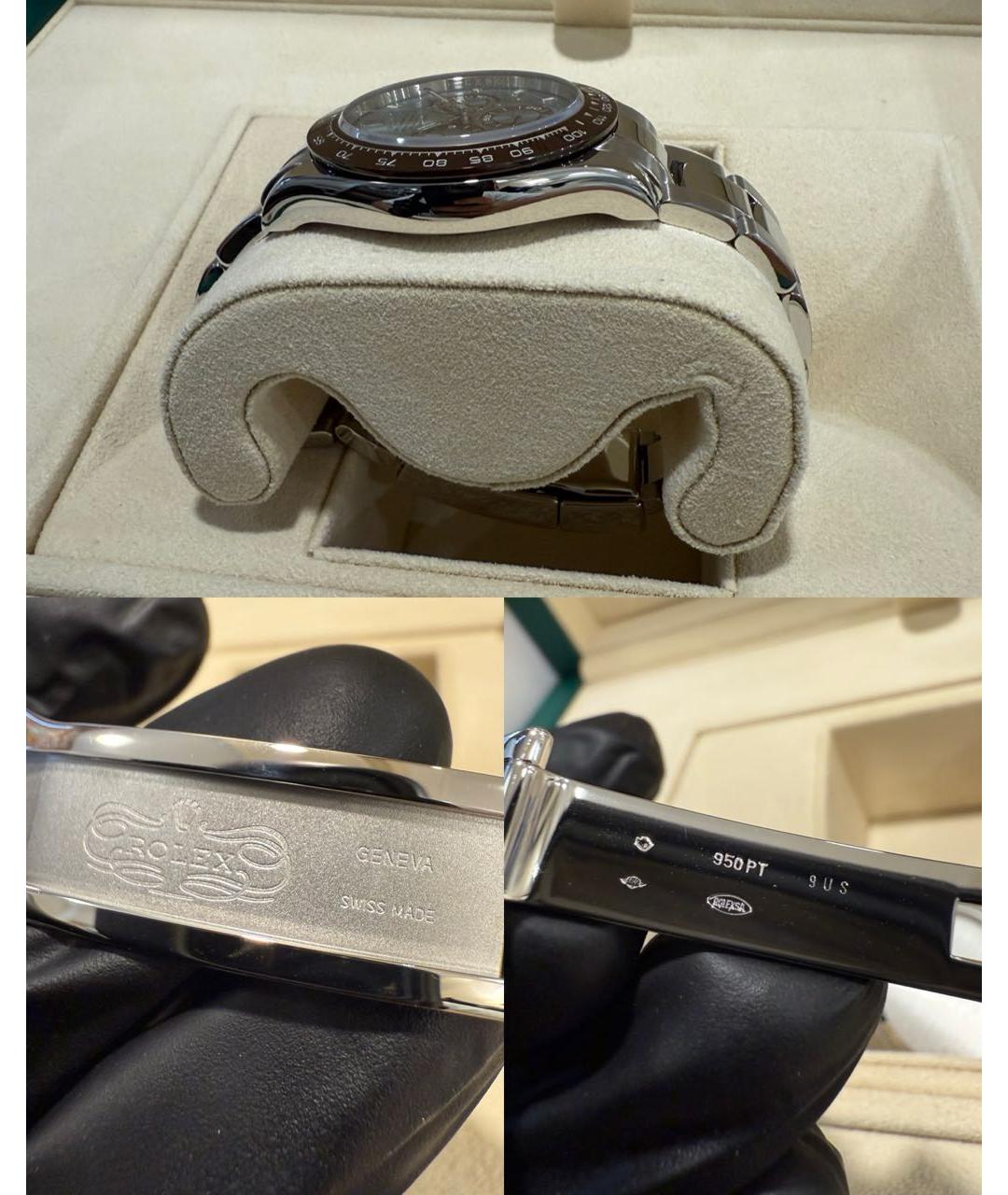 ROLEX Серебряные платиновые часы, фото 8