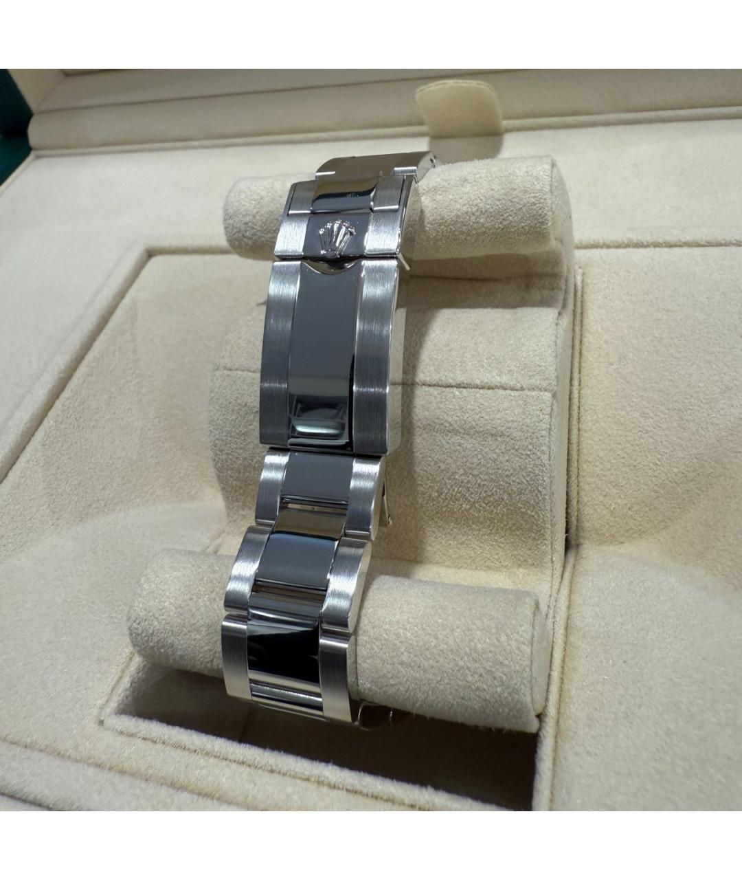 ROLEX Серебряные платиновые часы, фото 6