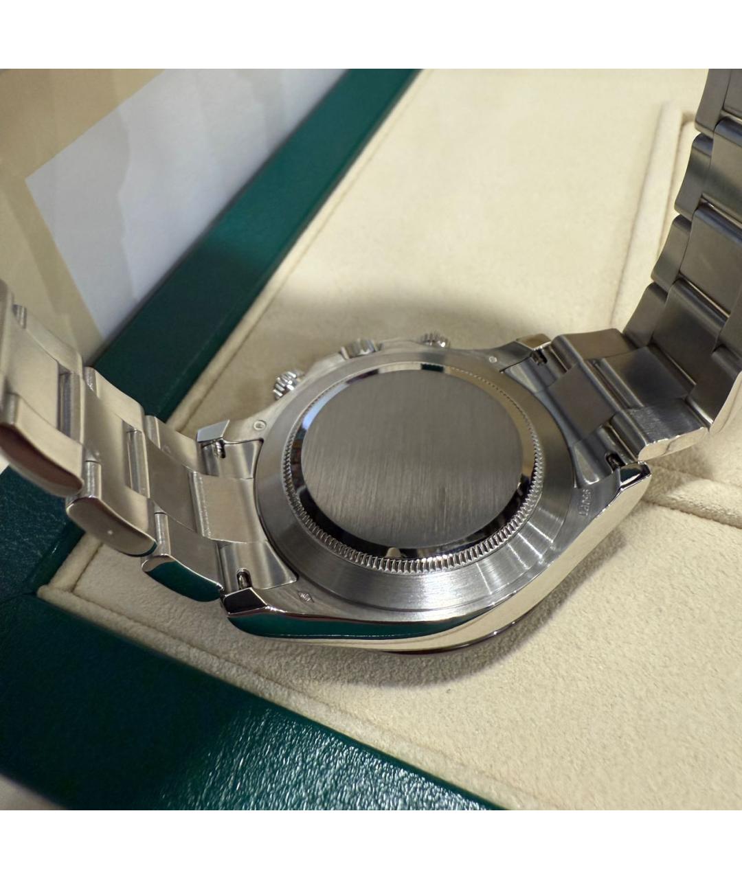 ROLEX Серебряные платиновые часы, фото 5