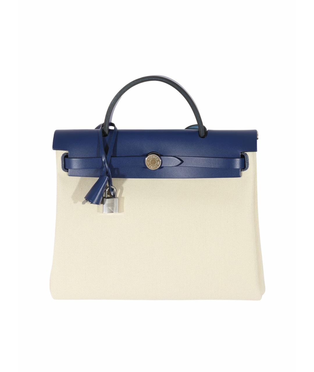 HERMES Бежевая кожаная сумка через плечо, фото 1