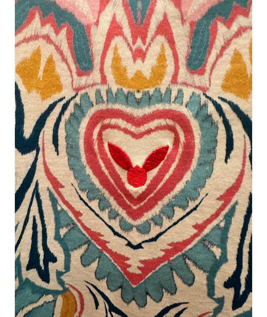 ETRO Розовая хлопковая футболка, фото 3