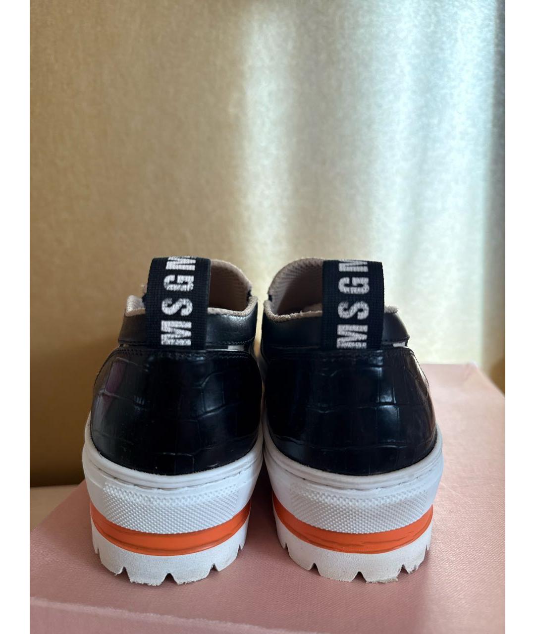 MSGM Мульти кожаные слипоны, фото 4