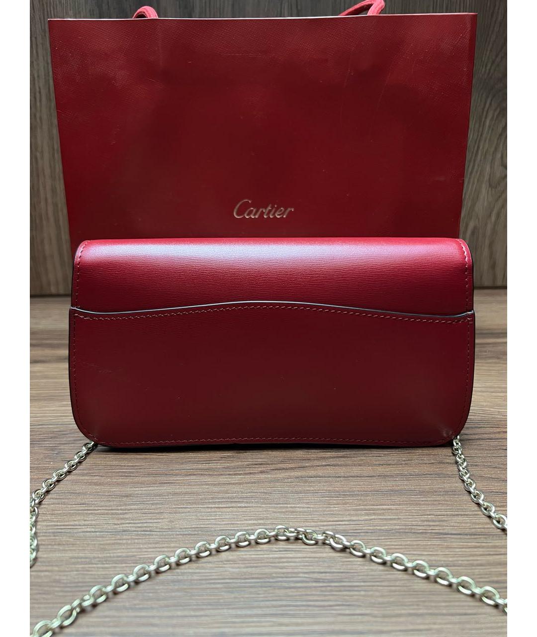 CARTIER Кожаная сумка через плечо, фото 3