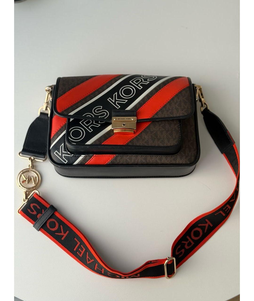 MICHAEL KORS Мульти кожаная сумка с короткими ручками, фото 2