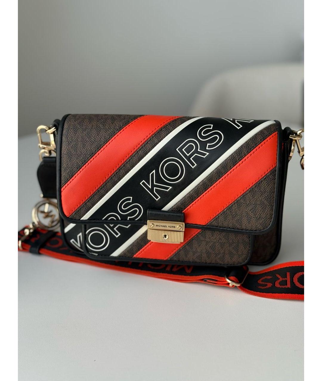 MICHAEL KORS Мульти кожаная сумка с короткими ручками, фото 6