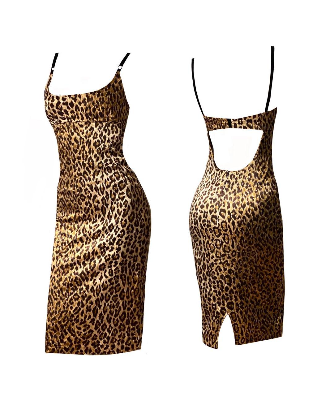 DOLCE&GABBANA Коричневое вискозное коктейльное платье, фото 8