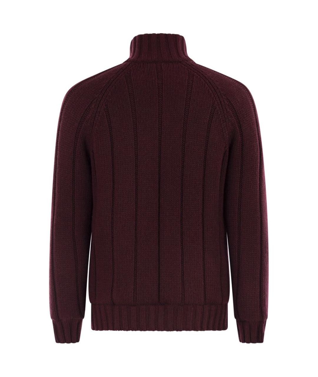 BRUNELLO CUCINELLI Бордовая кашемировая куртка, фото 2