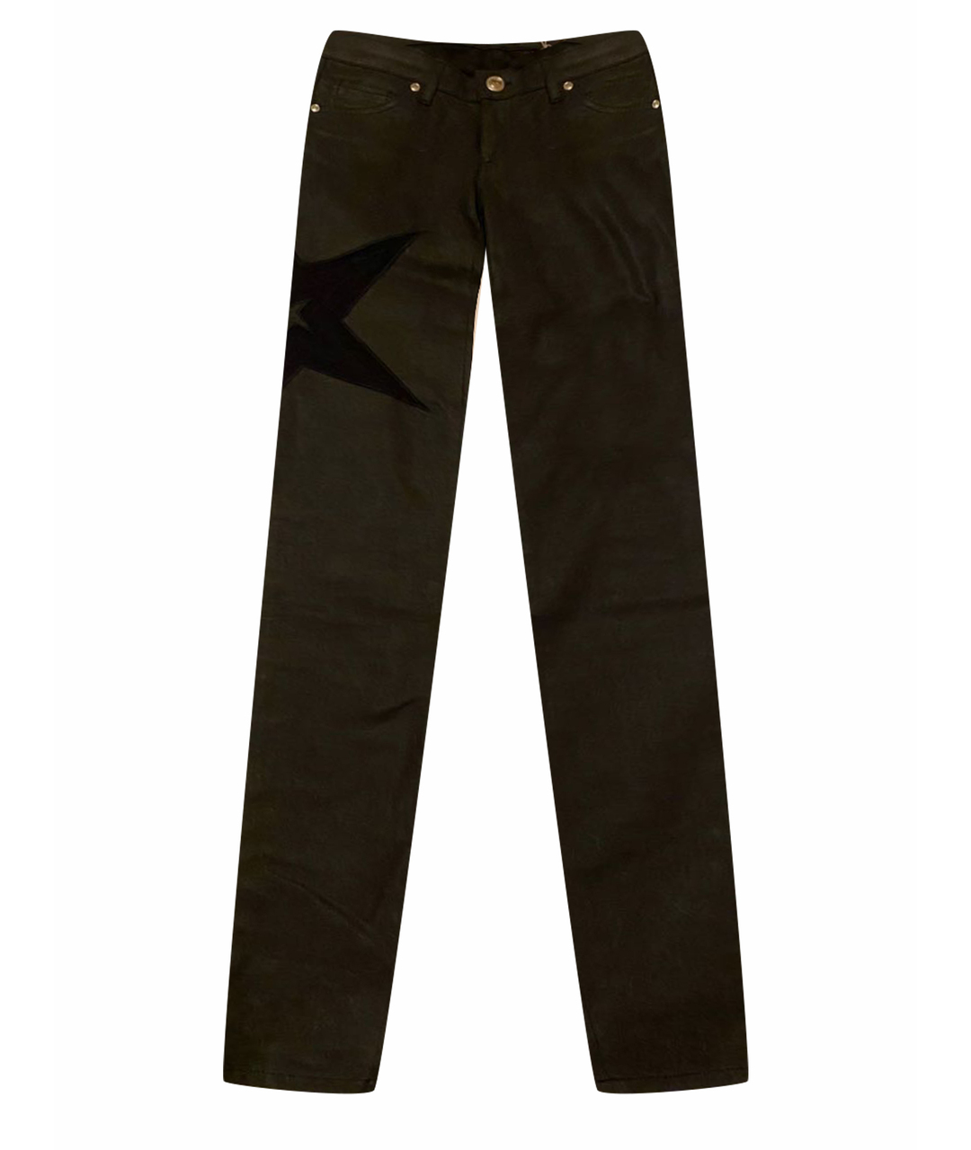PIERRE BALMAIN Черные хлопко-эластановые прямые джинсы, фото 1