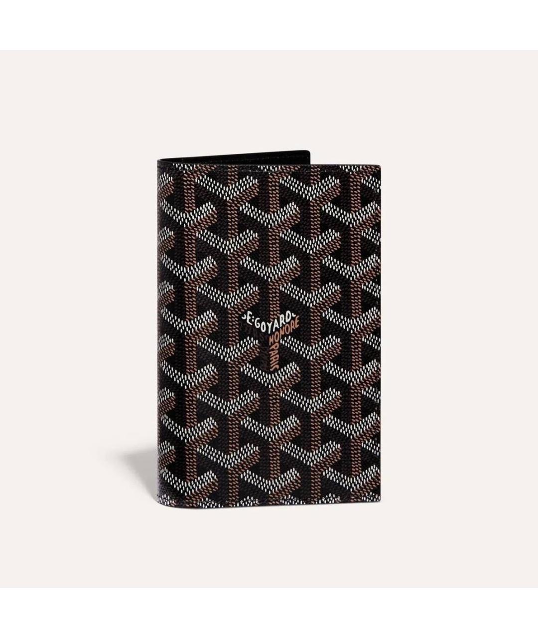 GOYARD Коричневая кожаная визитница, фото 4